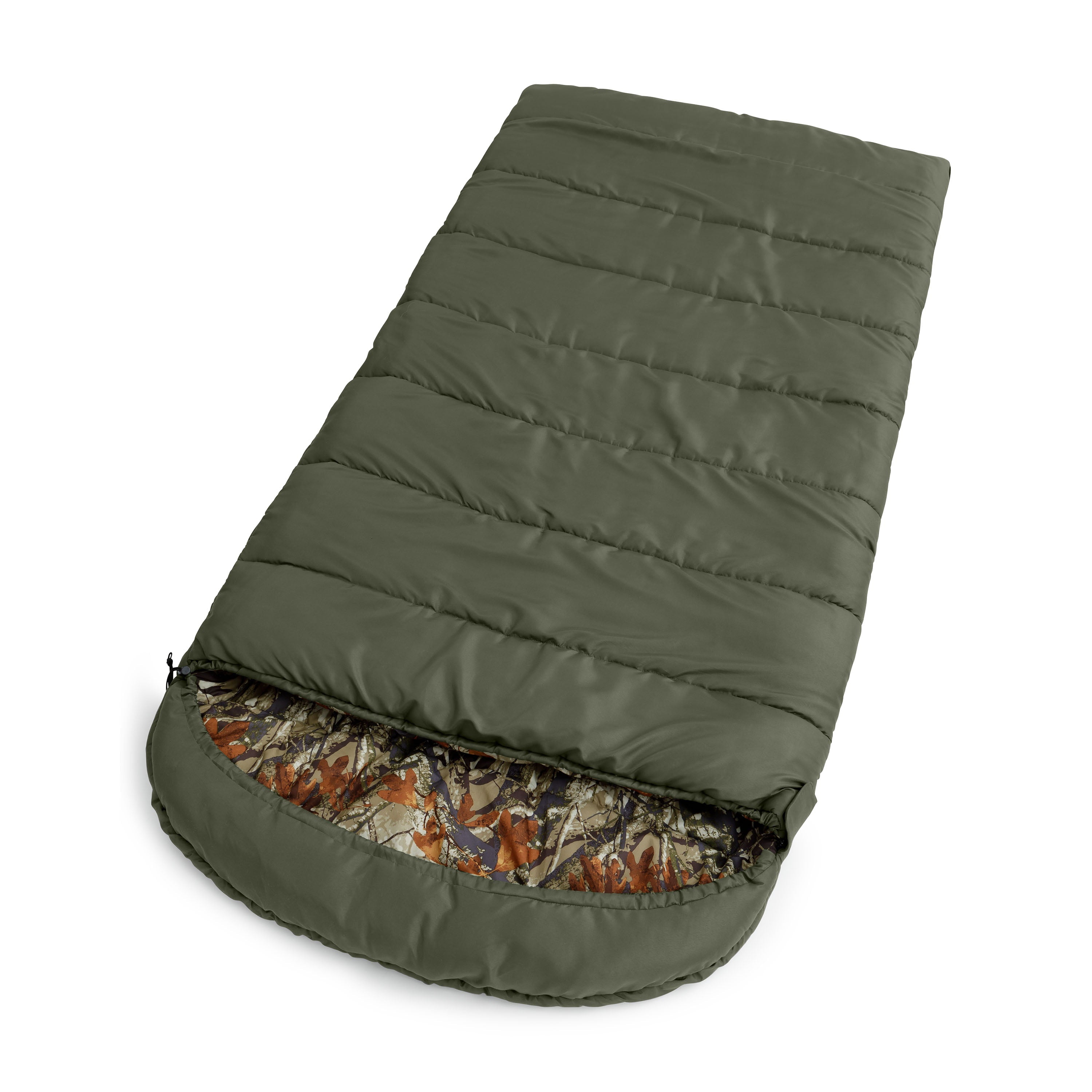 Ozark Trail North Fork 30F Flannel Hooded Sleeping Bag