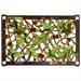 Meyda  66276  Rectangular Stained Glass Window Pane From The Tall Oak