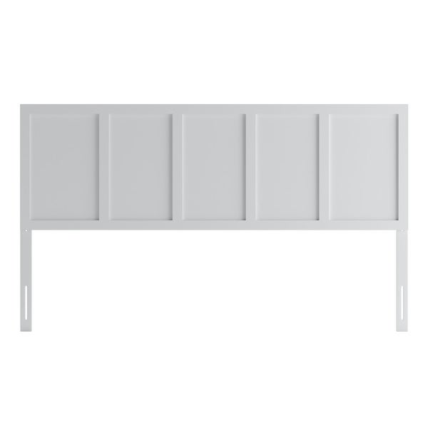 Contemporary Paneled Wooden Headboard Only - - 37780525