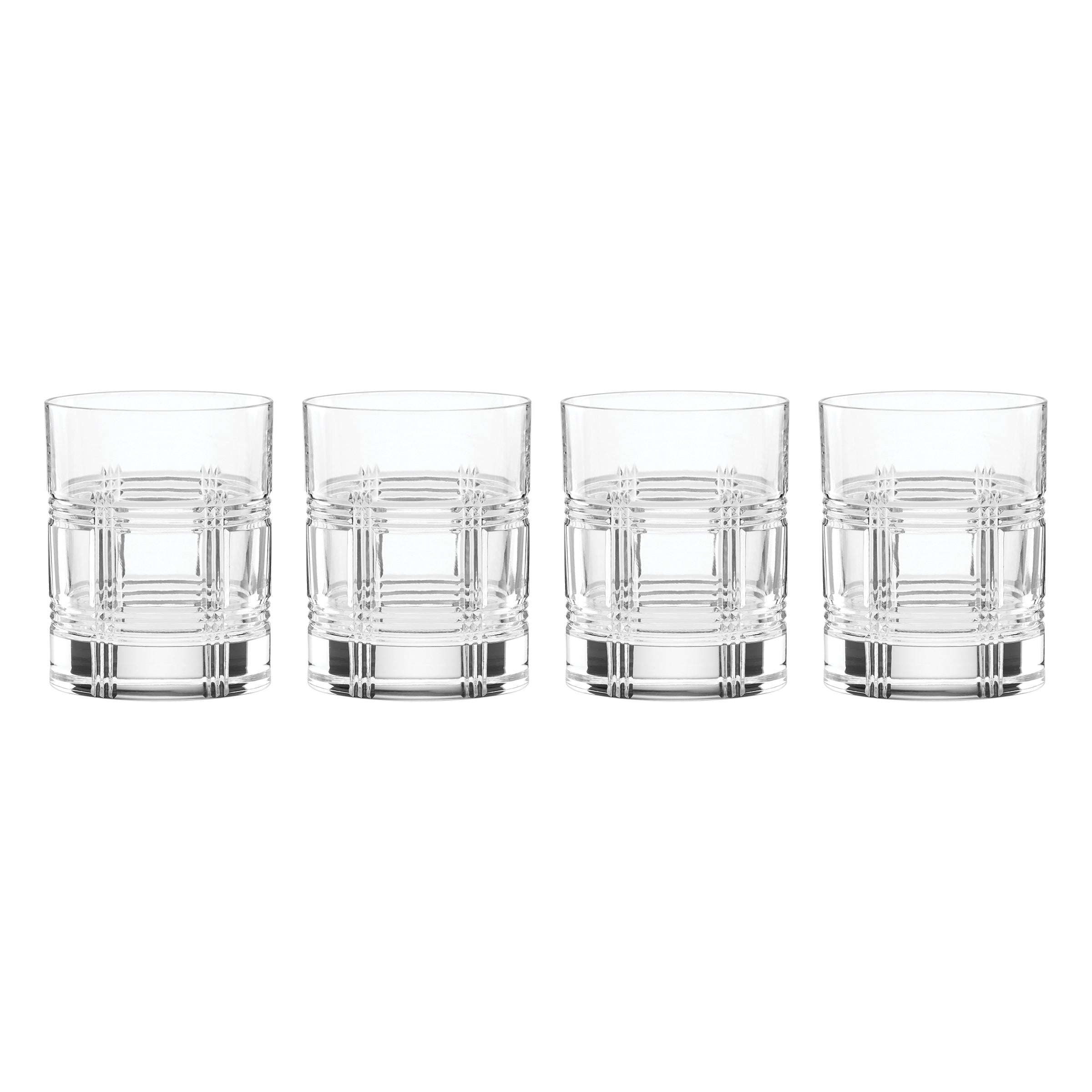 Hudson Crystal DOF Glasses, Set of 4