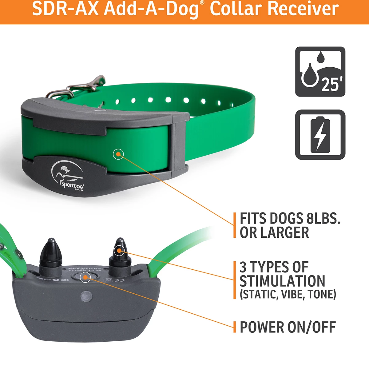 SportHunter 1225X/1825X Add-A-Dog Collar