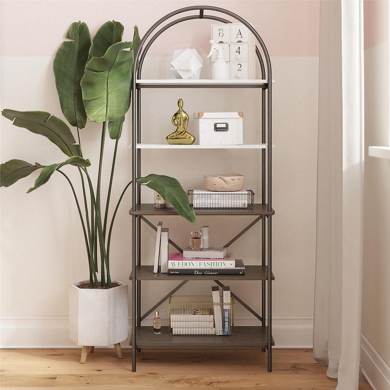 CosmoLiving by Cosmopolitan Vivinne 5-Shelf Bookcase