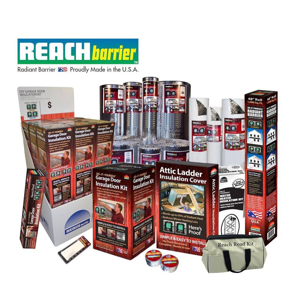 Reach Barrier Reflective Air Garage Door Insulation Kit 3009