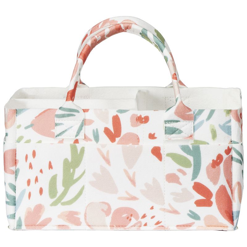 Sammy and Lou Painterly Floral Felt Storage Caddy