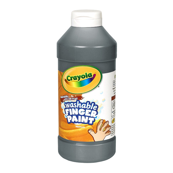 Crayola BIN131651 Washable Fingerpaint 16Oz Black