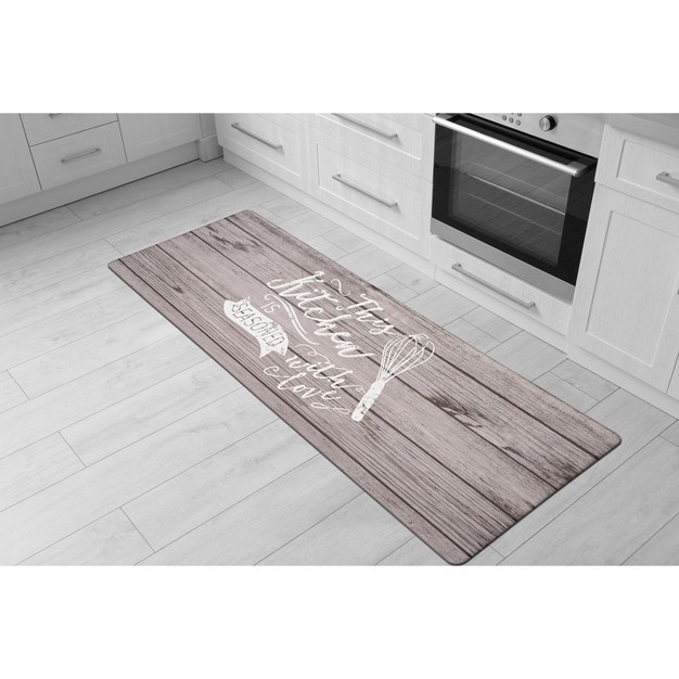 World Rug Gallery x27 seasoned With Love x27 Whisk Anti fatigue Kitchen Mat