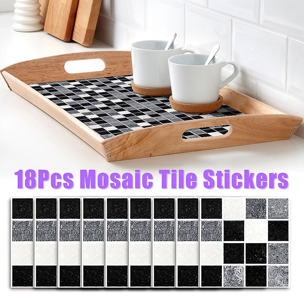 Kitchen Tile Stickers Bathroom Mosaic Sticker Self adhesive Wall Home Decor