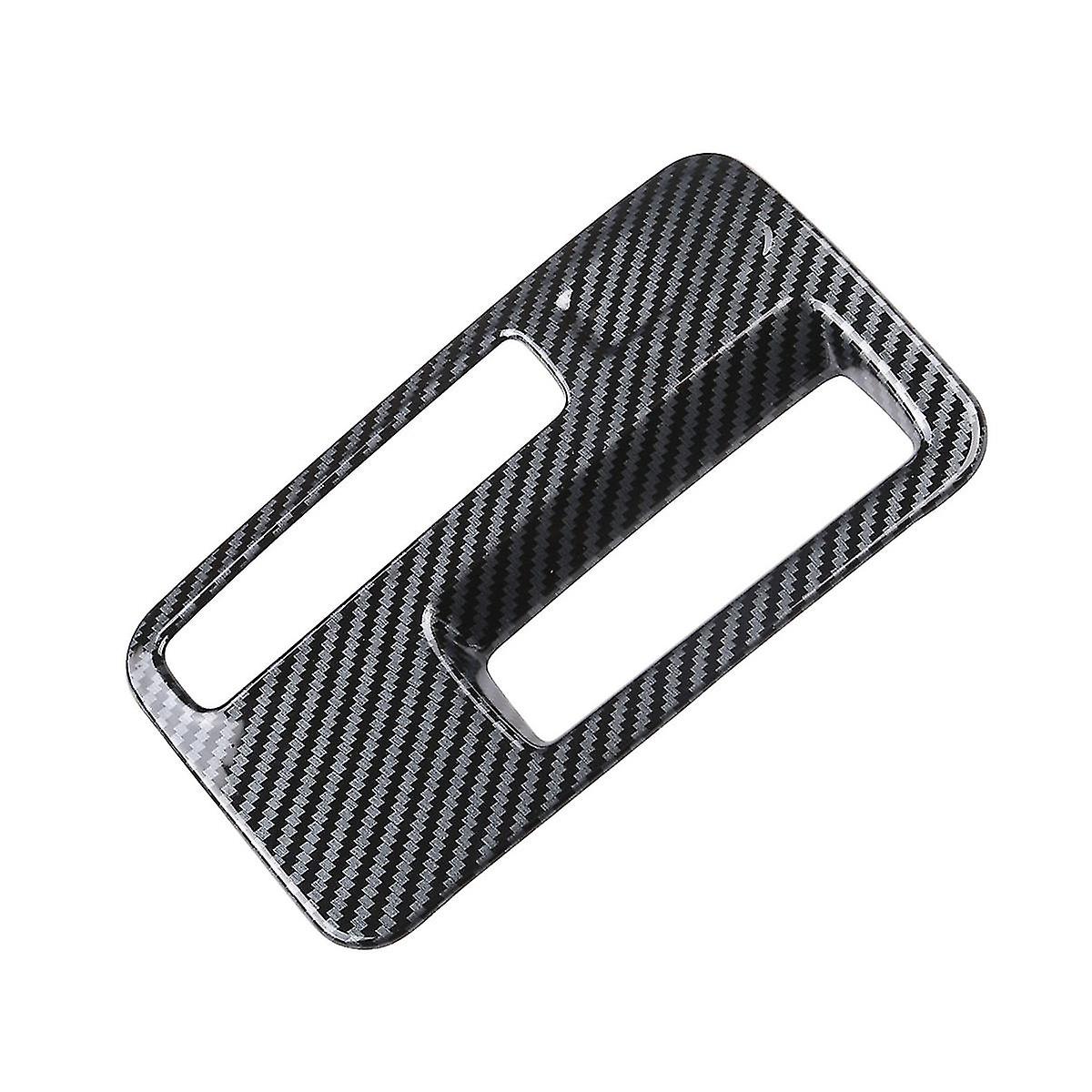 Car Interior Carbon Fiber Headlight Adjustment Switch Decoration Cover Trim For Palisade 2023