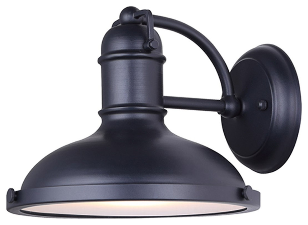 Canarm Marcella 1 LT Outdoor Wall Light IOL322BK  Black   Transitional   Outdoor Wall Lights And Sconces   by Buildcom  Houzz