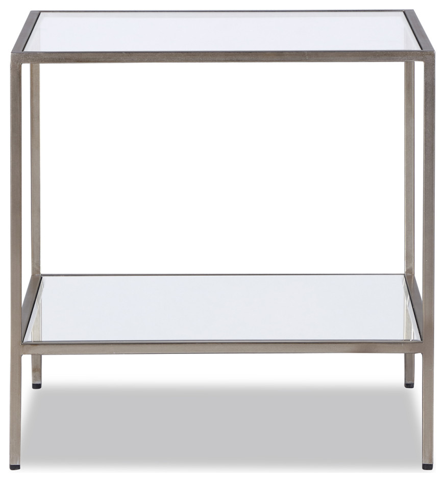 Antique Silver Side Table  Liang  ampEimil Oliver   Contemporary   Side Tables And End Tables   by Oroa   Distinctive Furniture  Houzz