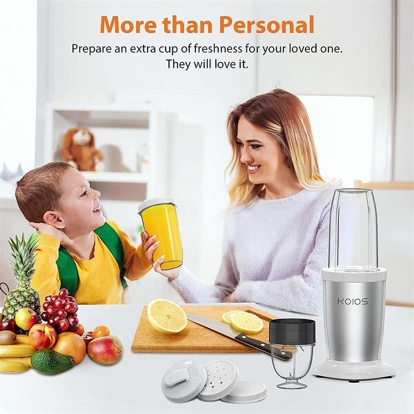 White 11 Pieces Set Blender 850W for Kitchen Baby Food