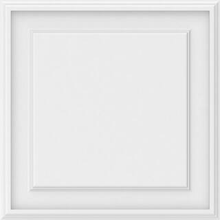 Ekena Millwork 58 in. x 20 in. x 20 in. Legacy Raised Panel White PVC Decorative Wall Panel WALP20X20X062LEG