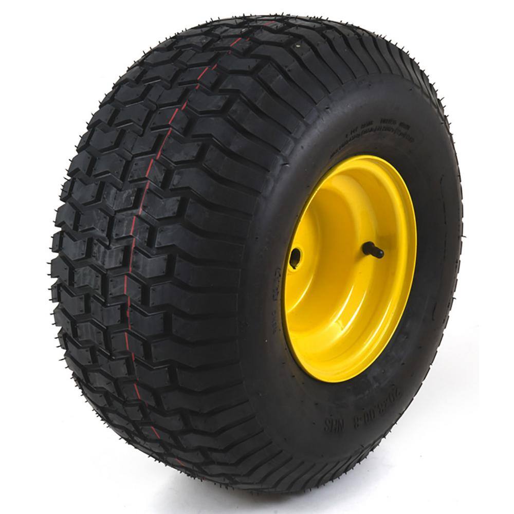 Arnold 20 in. x 8 in. Rear Wheel Assembly with Turf Saver Tread for John Deere Riding Lawn Mowers 490-325-0051