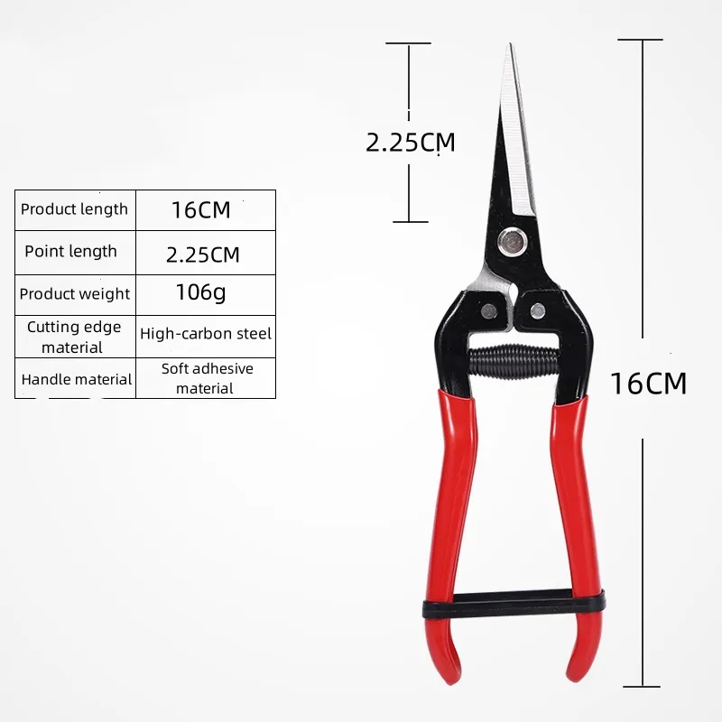 Professional Sharp Snip Trimming Tool for Gardening Plant Flower Grape High carbon Steel Scissor pruning shears garden