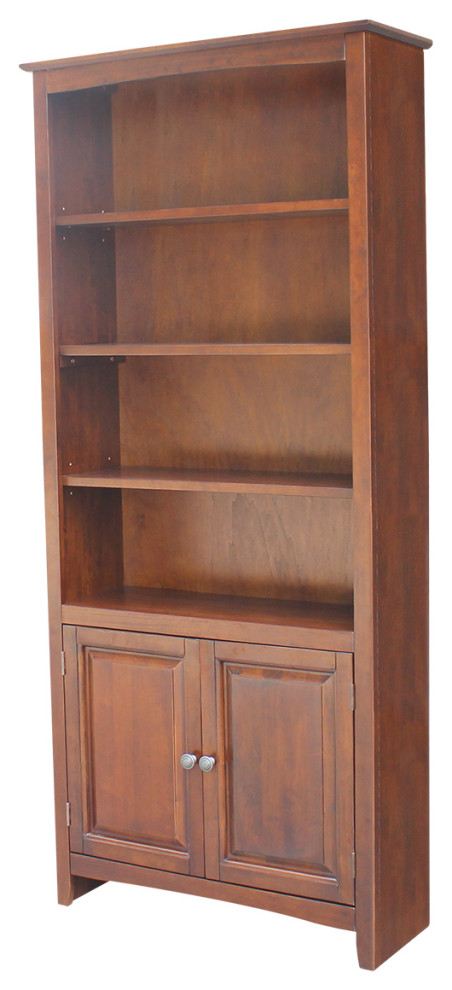 Shaker Bookcase   72 quotH   Transitional   Bookcases   by International Concepts  Houzz