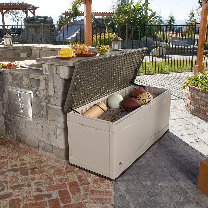 Lifetime Heavy-Duty Outdoor Storage Deck Box (130 Gallon)