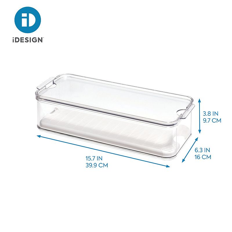 iDesign Crisp Produce Bin Clear