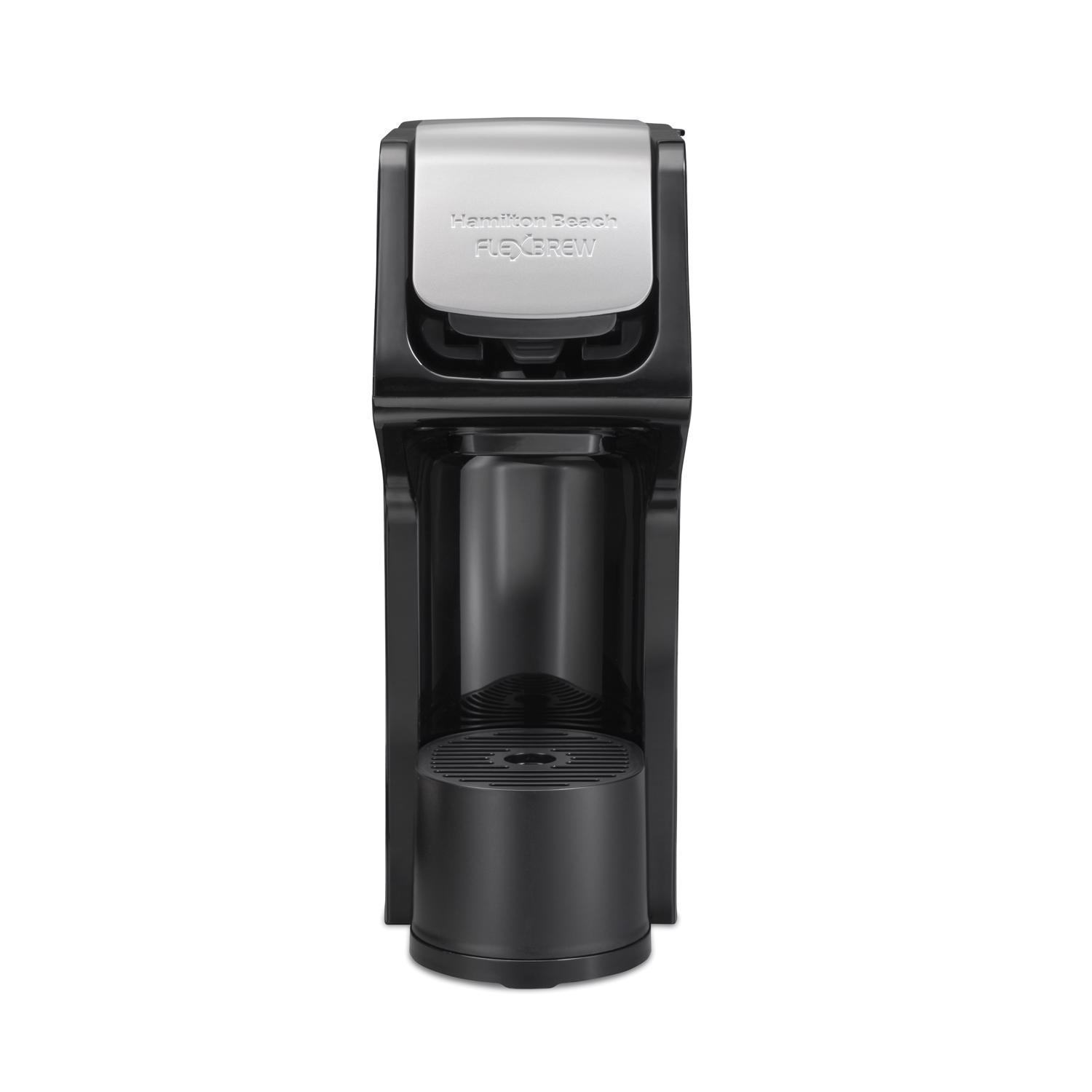 Hamilton Beach FlexBrew 14 oz Black Single Serve Coffee Maker