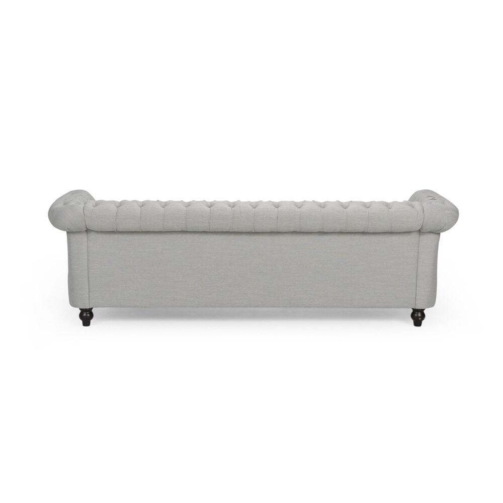 Parksley Tufted Chesterfield 3 seat Sofa by Christopher Knight Home