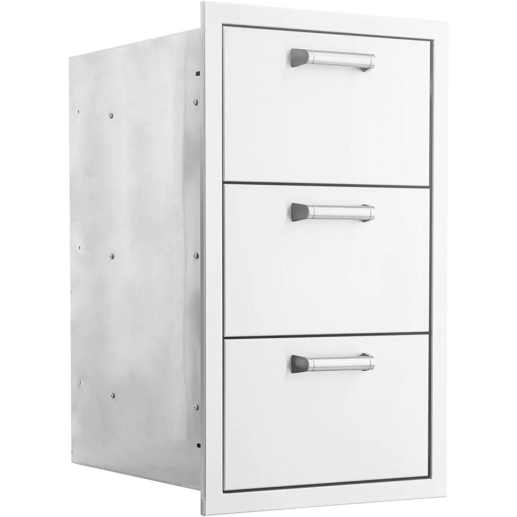 Signature 16-Inch Stainless Steel Triple Access Drawer