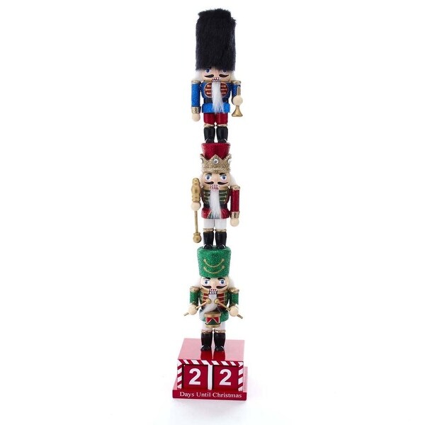 Kurt Adler 16Inch Stacked Miniature Nutcracker with Calendar