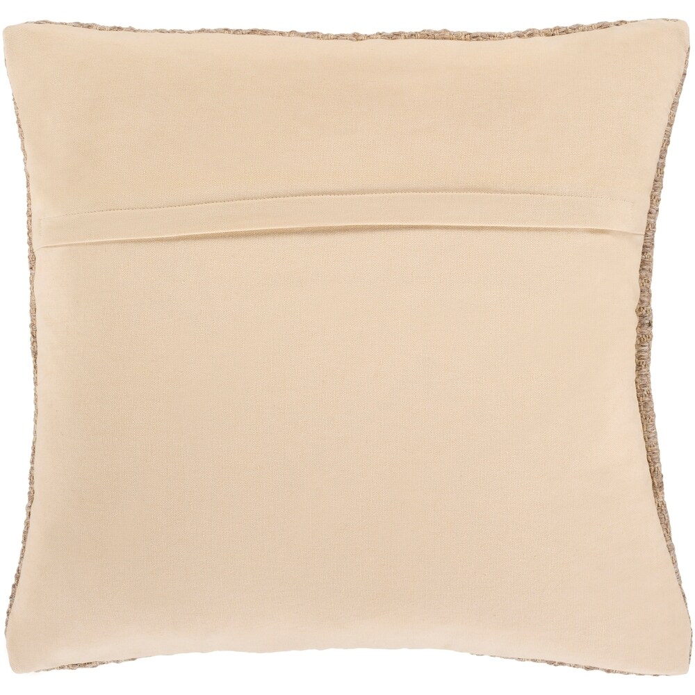 Lida Neutral Bohemian Throw Pillow Cover