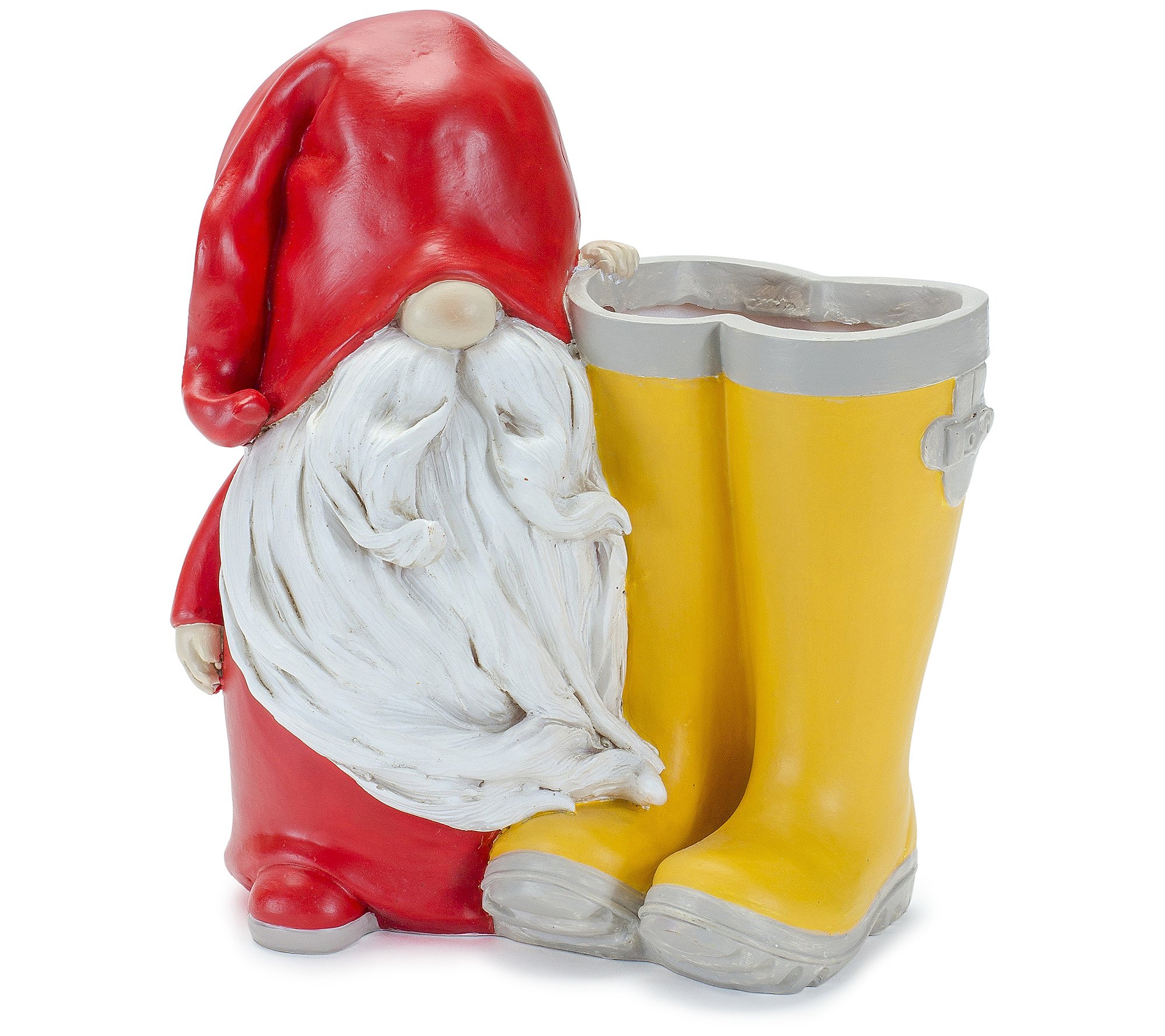 Melrose Gnome Figurine with Rain Boot Planter (Set of 2)