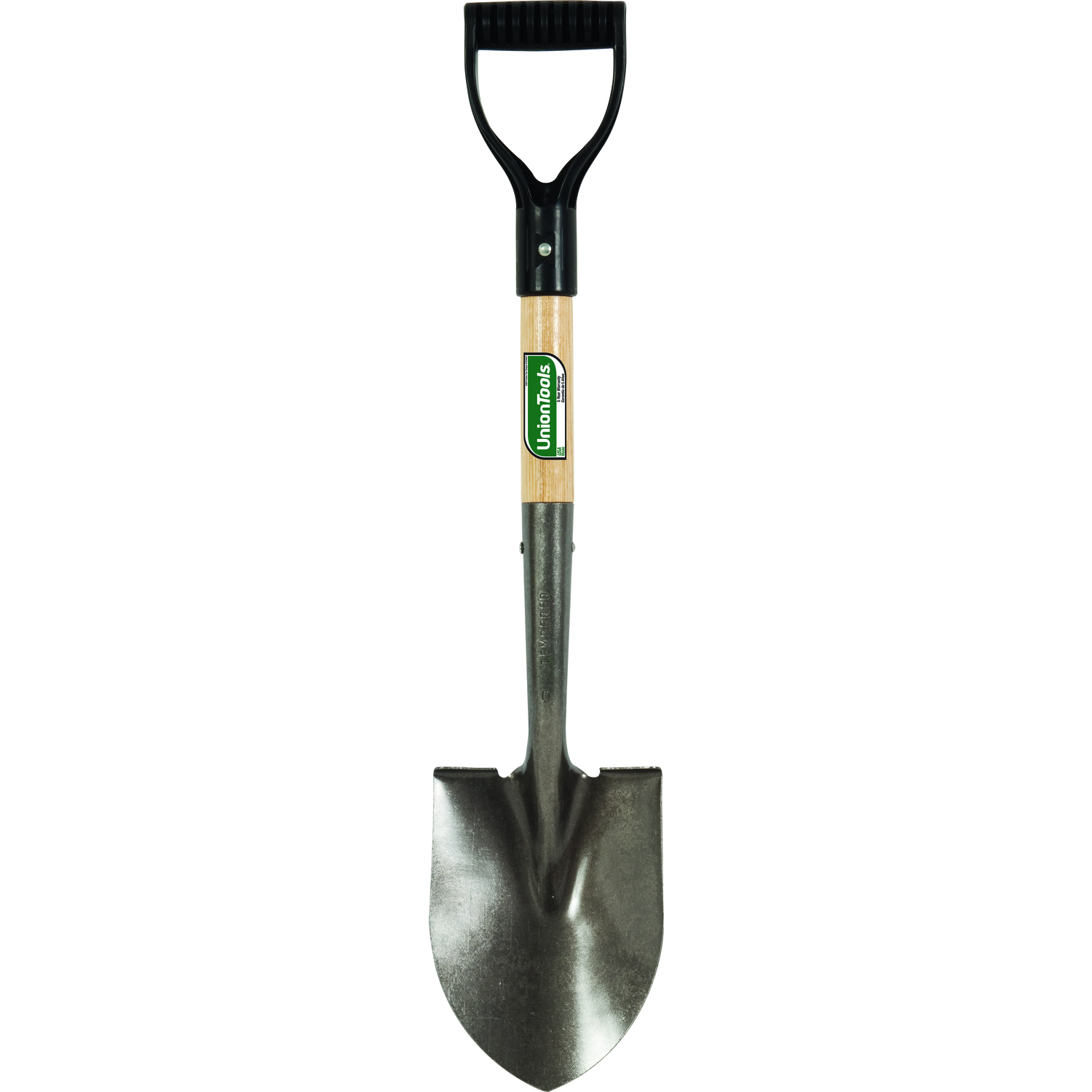 UnionTools 27 in. Carbon Steel Round Digging Shovel Wood Handle