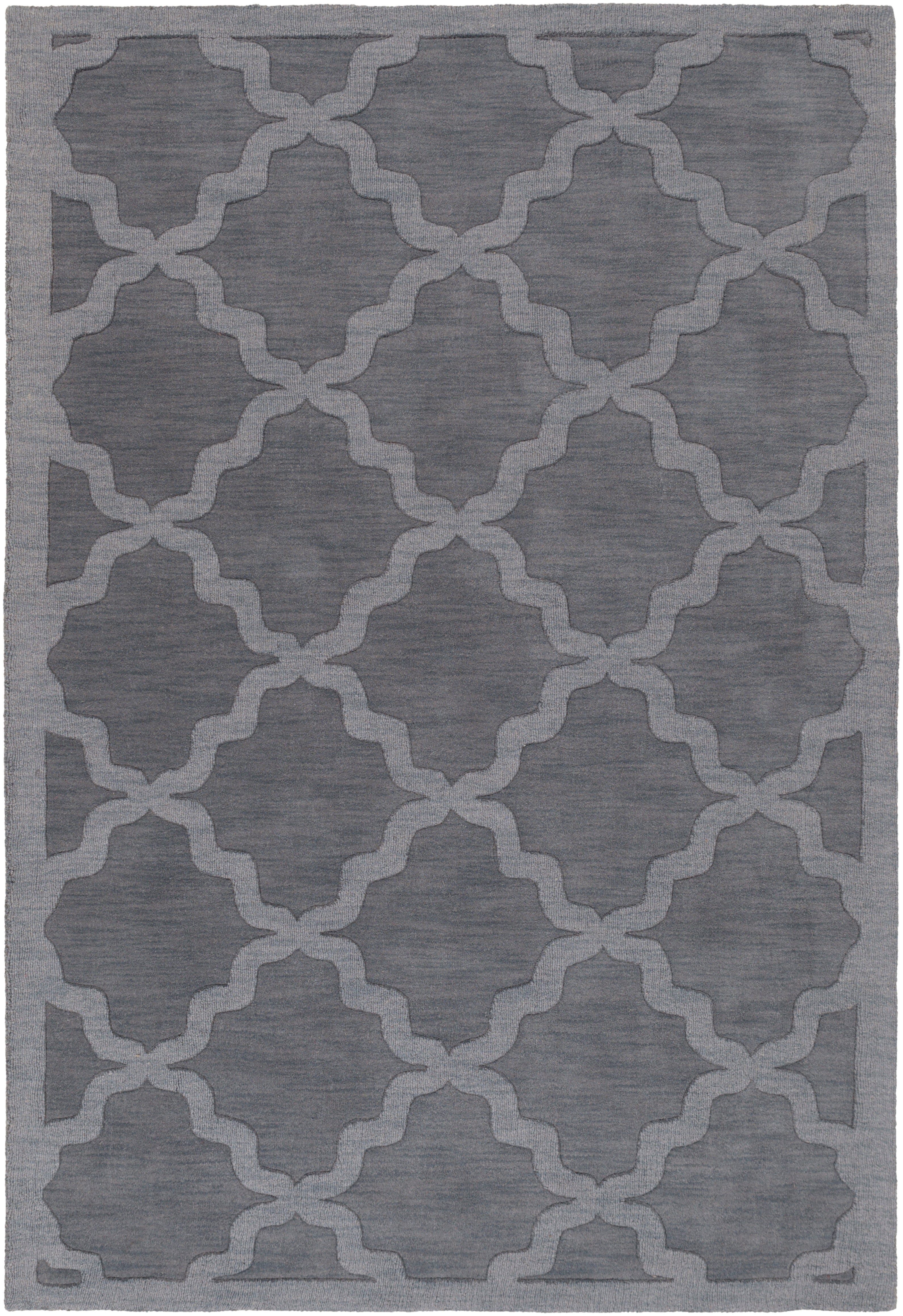 Central Park Rug in Medium Gray