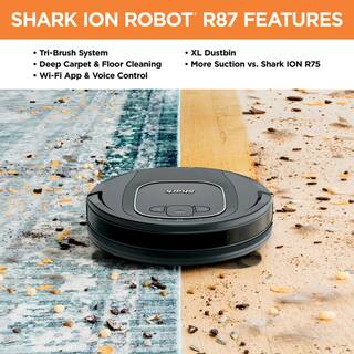 Shark ION Robot Vacuum Cleaner Multi-Surface Cleaning Works with Alexa and Wi-Fi Connected RV871