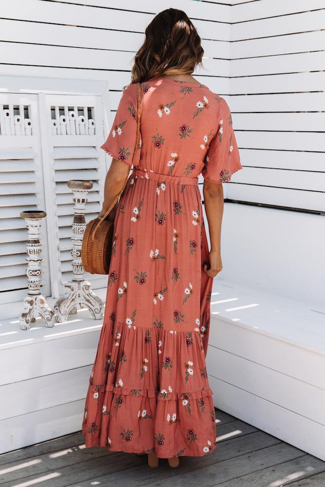 Hard To Miss Maxi Dress Rose