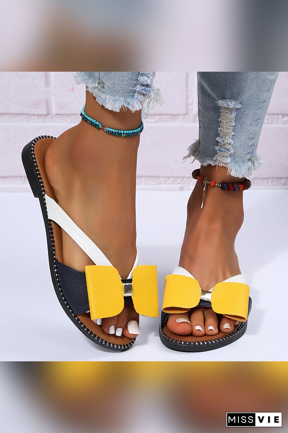 Summer Women Flip Flop Flat Sandals Wholesale