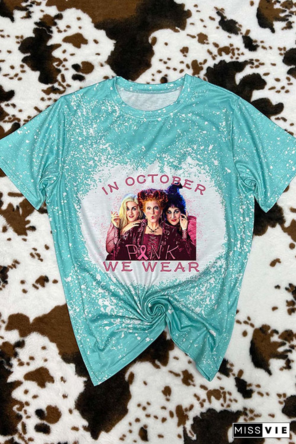 In October We Wear Pink,Hocus Pocus Halloween Graphic Tee Wholesale