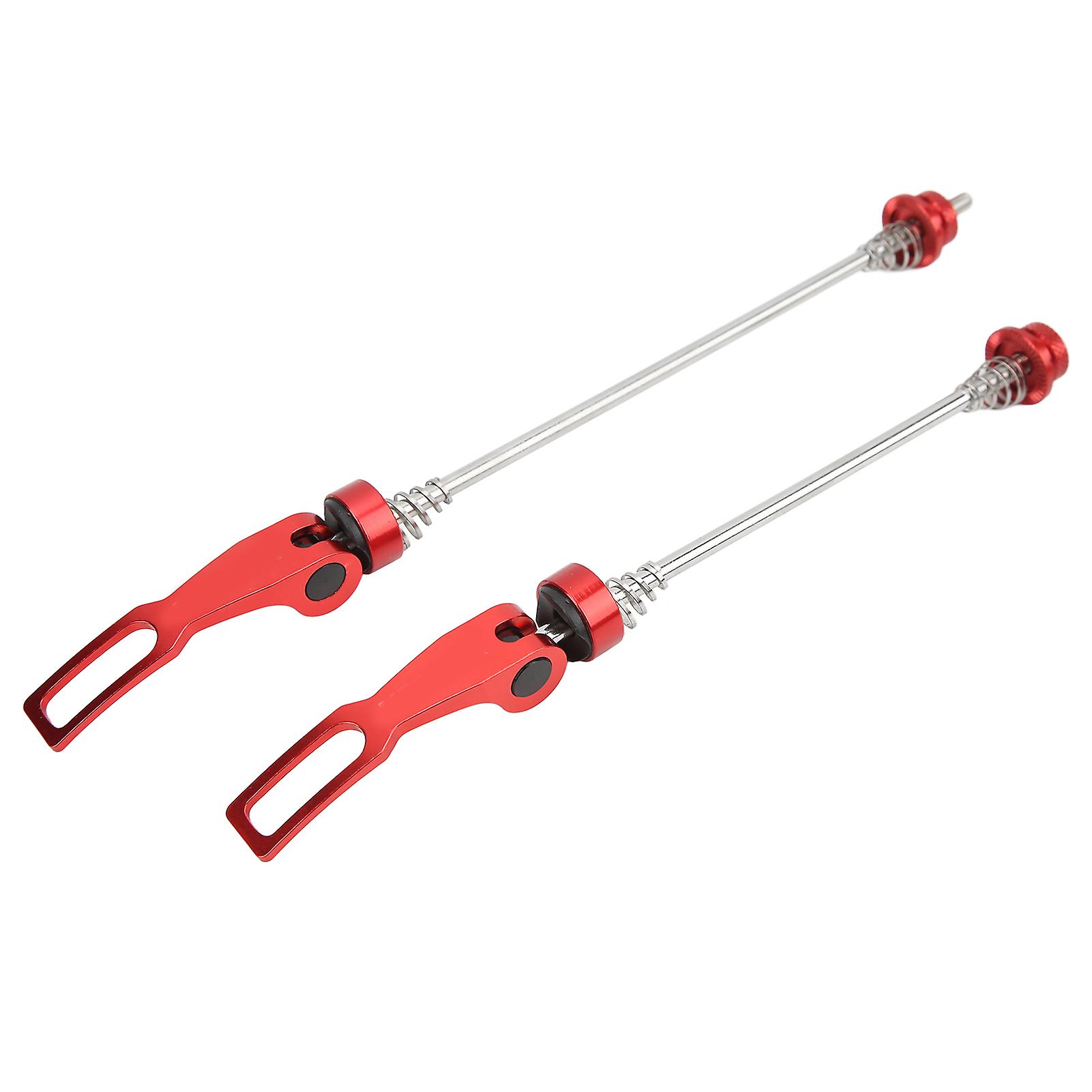 Meroca Quick Release Bicycle Skewer Hub Axle Disc Brake Quick Release Lever Aluminum For Mountain Bikered Pair