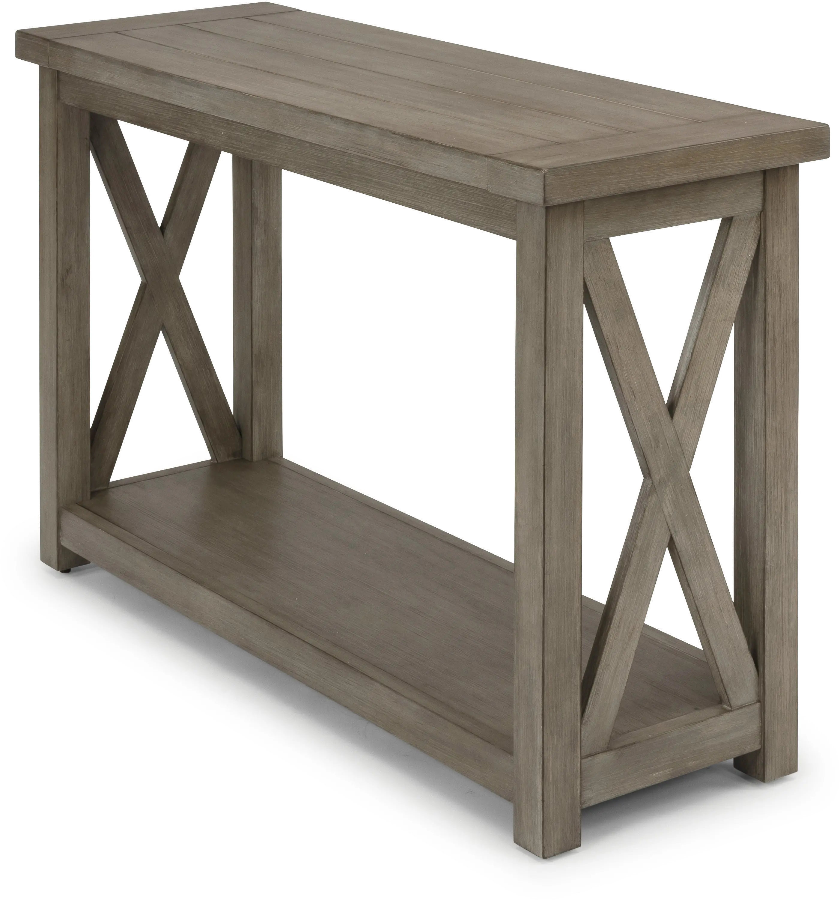 Gray Rustic TV Stand - Mountain Lodge