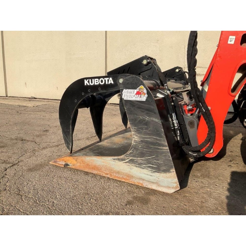 Kubota AP-GB3074-12 74 Scrap Grapple Bucket Used ;