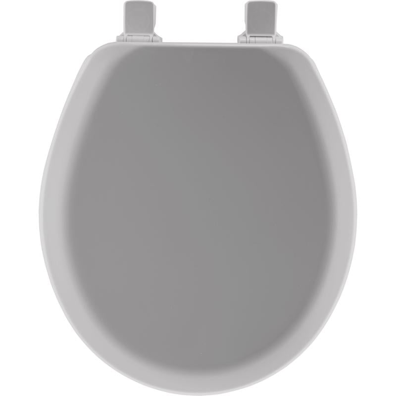 TOILET SEAT RND SILVER