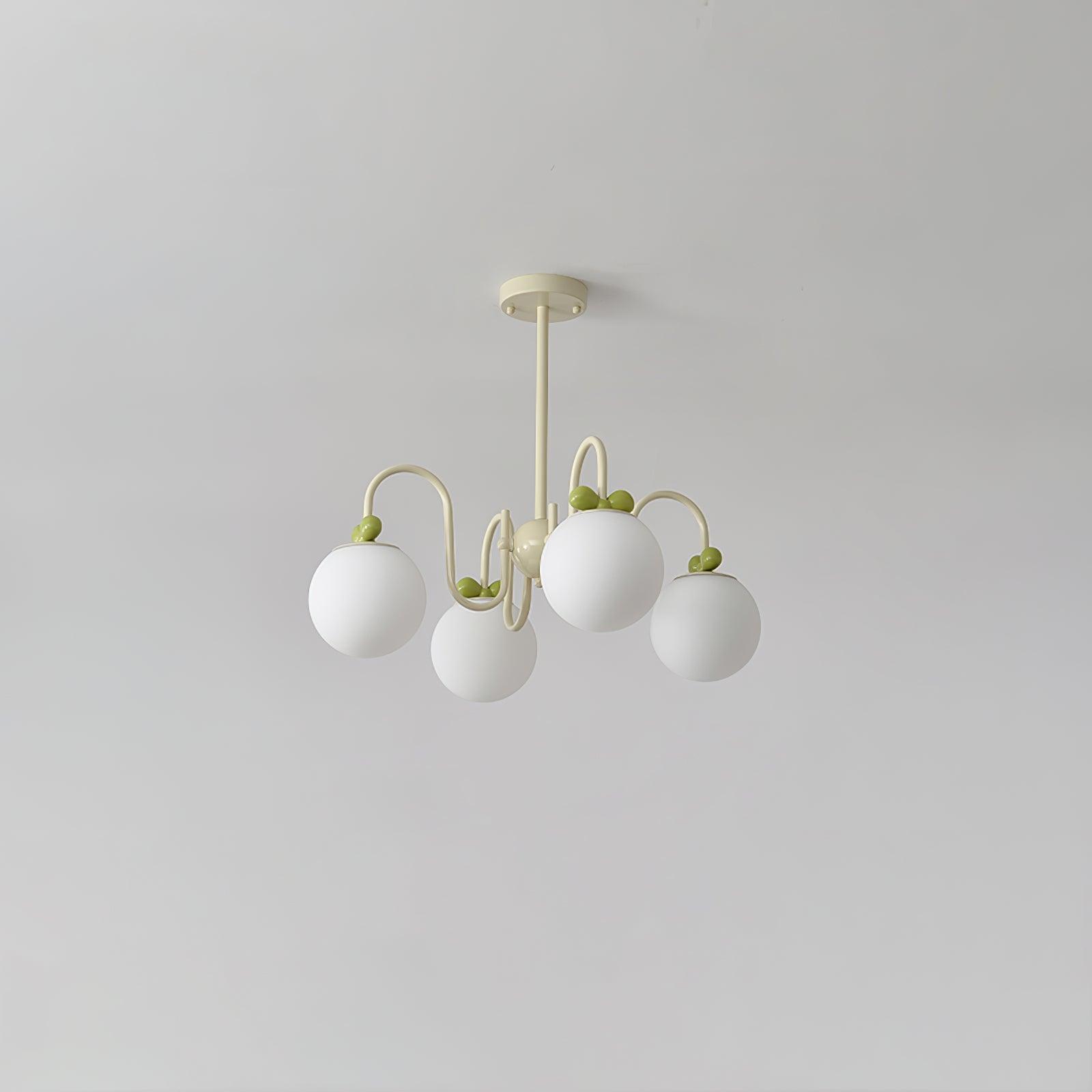 Cream Cherry Chandelier