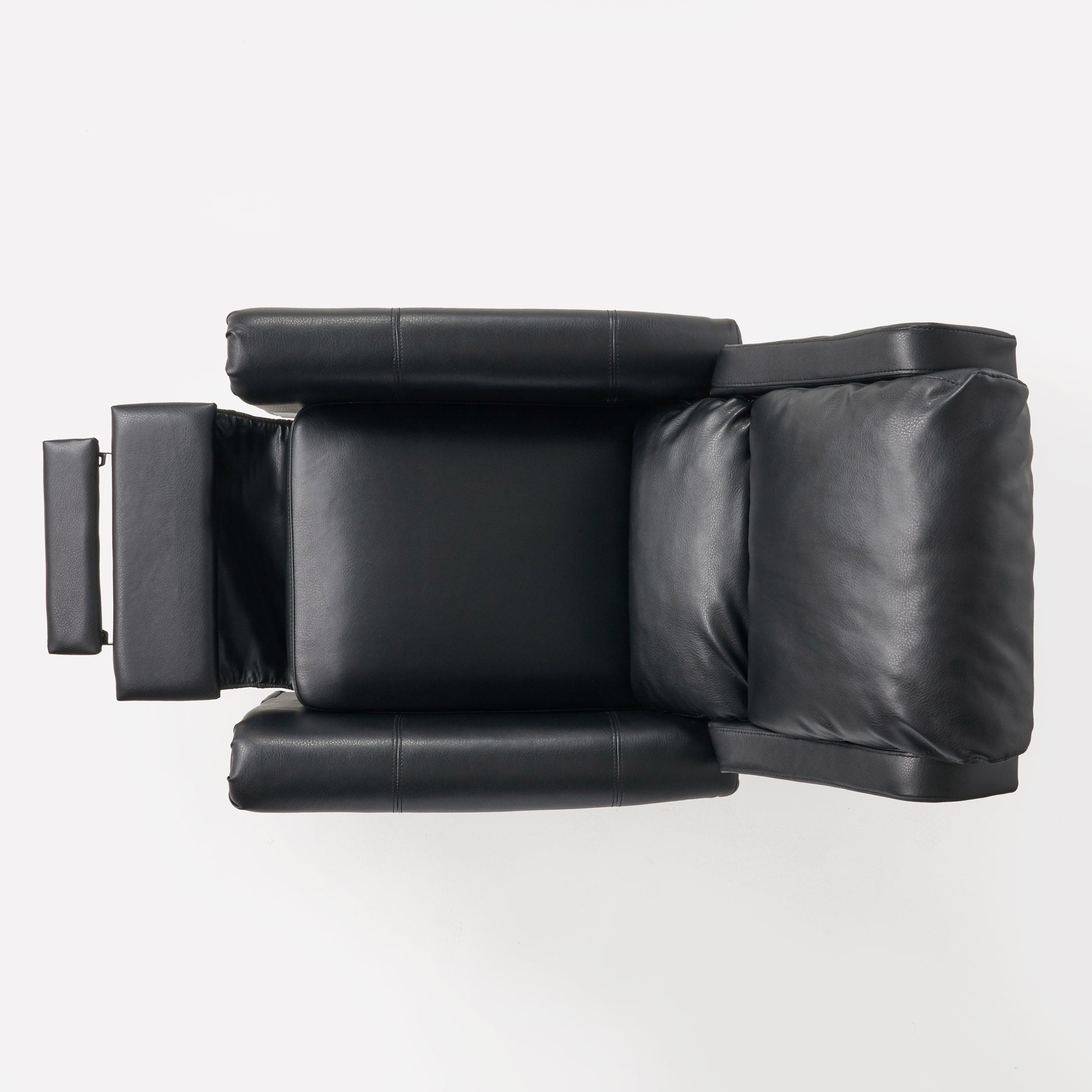 Lloyd Black Leather Recliner Club Chair