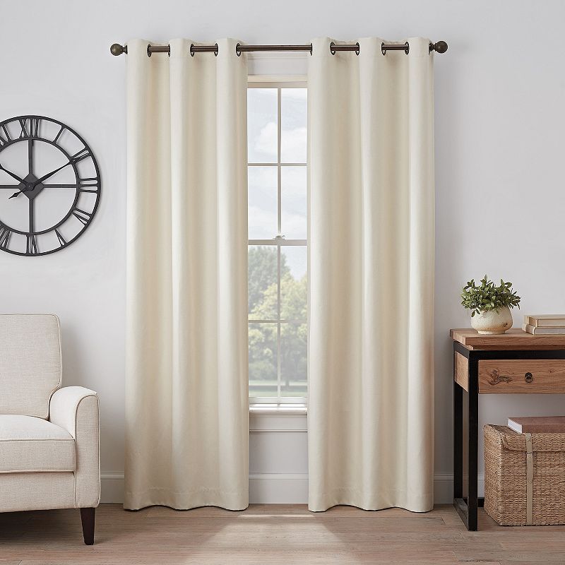 eclipse Gabriella Absolute Zero 100% Blackout 1-Panel Window Curtain