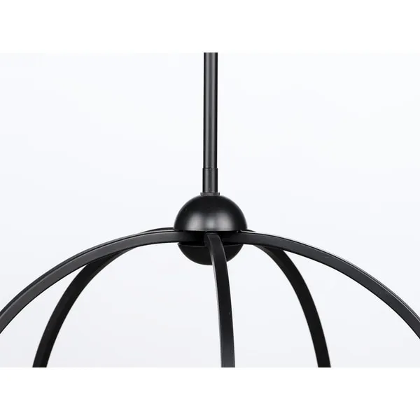 Seneca Collection 5-Light Matte Black Farmhouse Chandelier Light - N/A Shopping - The Best Deals on Chandeliers