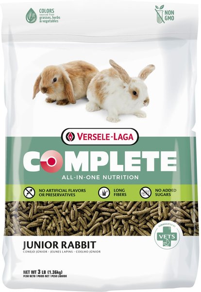 Versele-Laga Complete All-In-One Nutrition Junior Rabbit Food， 3-lb bag