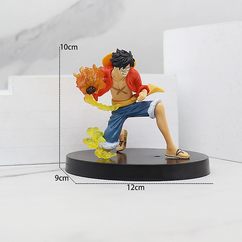 Anime Nautical Piece Model Ornament Combat Flame Luffy