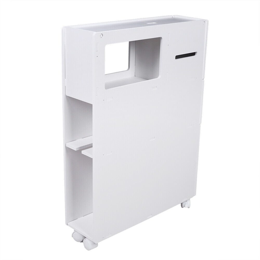 Bath Bathroom Toilet Slim Floor Cabinet Storage Cupboard Save Space & 2 Drawer Toilet Bathroom Cabinet Holder Floor Storage Shelf Organizer Bedroom Cupboard Bathroom Storage Cabinet Floor