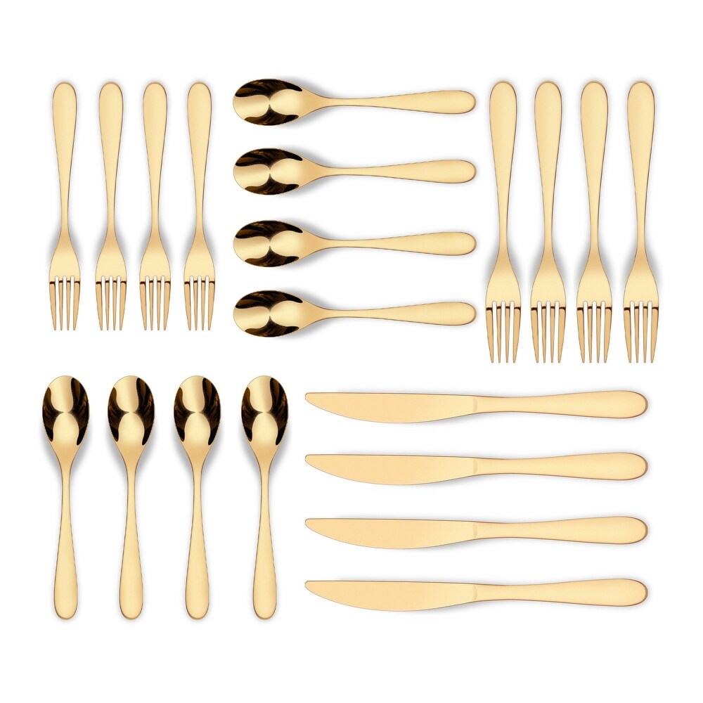 Ornative Percival 18/0 Stainless Steel 20 Pieces Flatware Set   10.63\