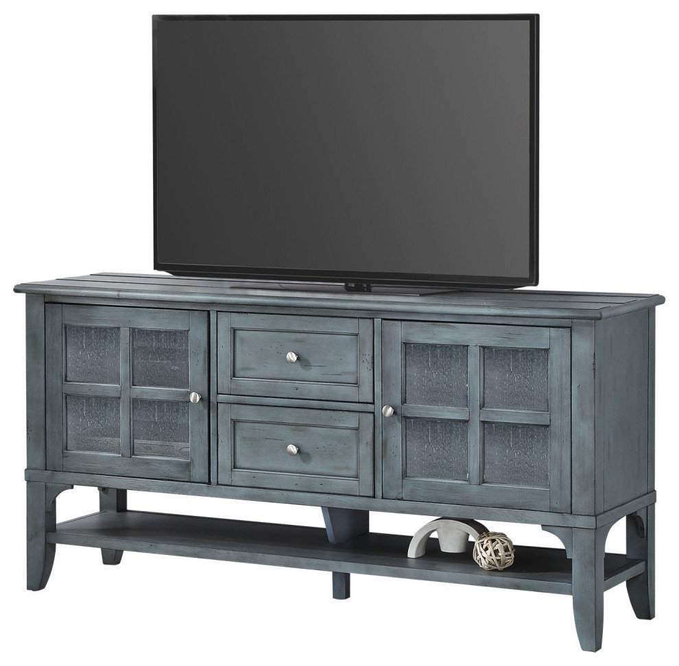 Parker House Highland 63 in. TV Console   Farmhouse   Entertainment Centers And Tv Stands   by Parker House  Houzz