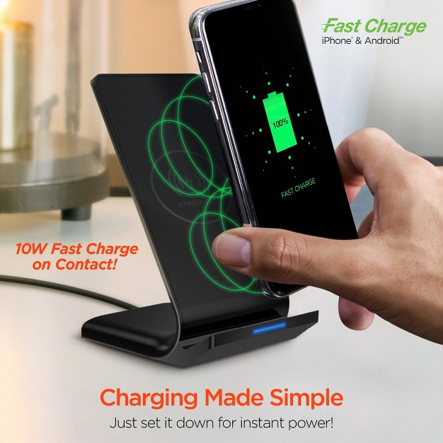 Hypergear 10w Wireless Fast Charging Stand Black