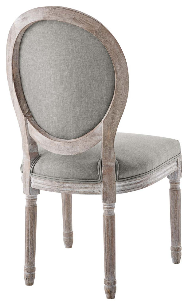 Emanate Dining Side Chair Upholstered Fabric Set of 4 EEI 3468 BEI   French Country   Dining Chairs   by Kolibri Decor  Houzz