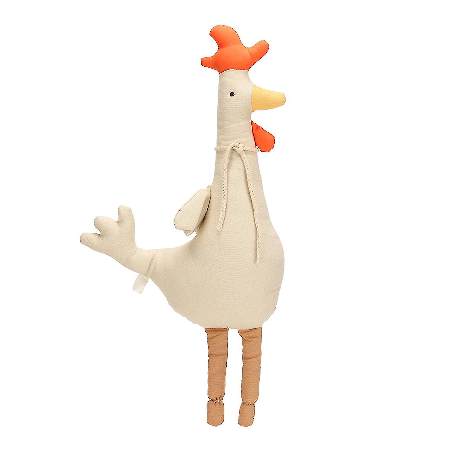 Cartoon Chicken Doll Soft Adorable Rooster Doll Toy for Children's Room Decoration Shooting Props