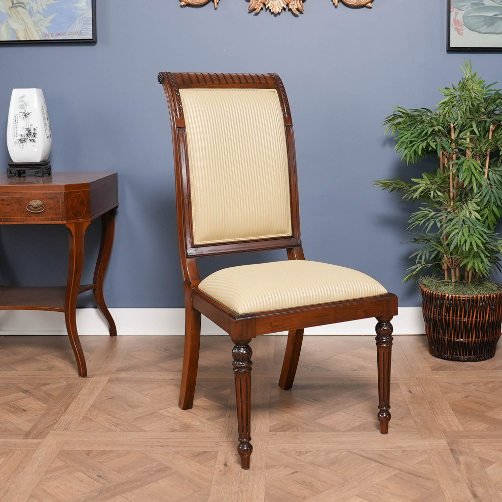 Tall Back Upholstered Side Chair   Traditional   Dining Chairs   by Niagara Furniture  Houzz